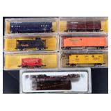 N SCALE MODEL TRAINS LOT OF 7 IN ORIGINAL BOXES