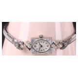 14K GOLD VINTAGE BULOVA DIAMOND WRISTWATCH