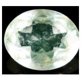2.50CT OVAL FACETED GREEN TOPAZ GEMSTONE