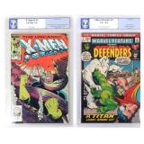 MARVEL FEATURE #3 & UNCANNY X-MEN #176 PGX 8.5 & 9