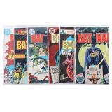 LOT OF SILVER/BRONZE AGE BATMAN COMICS (6)
