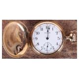 WALTHAM 14K YELLOW GOLD STOPWATCH FUNCTIONAL