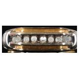 NATURAL DIAMOND 1OK TWO TONE GOLD MENS RING