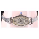 ANTIQUE 14K WHITE GOLD LADIES WATCH FUNCTIONAL