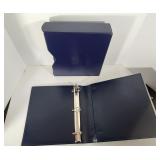 Grande 3 Ring Binder with Slipcase Blue