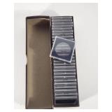 Square coin capsules 36 mm