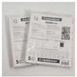Numis 44 Plastic Coin Sheets Lighthouse 10 Pages