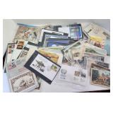 Large Lot Stamps Postal HistoryPostcardsFDCsCovers