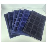 6 Coin Trays 15 Slots 50x50mm
