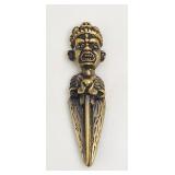 Buddhist God Pendant Brass