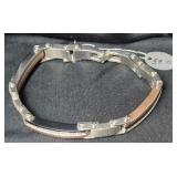 Stainless Steel Industrial 3 Tone Bracelet