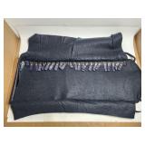 Leather Jewelry Mat with Clasps Storage VTG