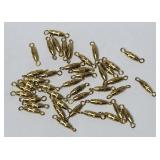 Chain Necklace Screw Clasps Gold Tone Lot of 42