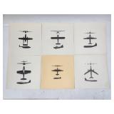 Airplane Identification Cards WW2 era