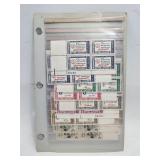 US Mint Stamp Blocs in VTG Holders