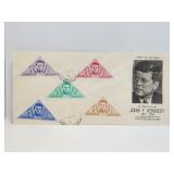 1964 John F Kennedy Stamp FDC Cover