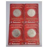 Football NFL Budweiser Tokens