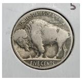 1925 D Buffalo Nickel 5c Key Date