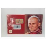 Pope John Paul II Canada Stamp Set Sealed