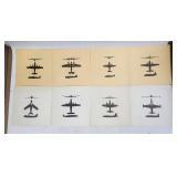 Airplane Identification Cards WW2 era
