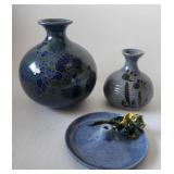 Vases / Decor Lot Various Artists Signed