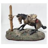 Horse Sculpture Plaster Charles A. Beil Signed