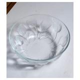 Teleflora Raised Tulip Glass Bowl