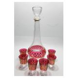 Wine Carafe with Glasses