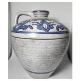 Pottery Vase 16' Ceramano MEDIA Signed W Germany