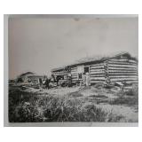 Early Settlers and Their Log Cabin c. 1904