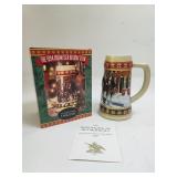 1994 Budweiser Holiday Stein w/Box and COA