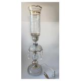 Crystal Table Lamp Bohemian Mantel