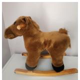 Plush Ride-on Rocking - Horse H:21' L:23'