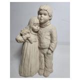 Girl/Boy Statue H: 10.5' Austin Productions 1987