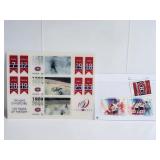 1909 2009 Montreal Canadian Hockey Stamps UNC