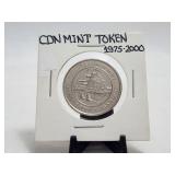 1975-2000 Royal Canadian Mint Nickel Token