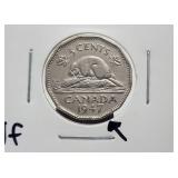 1947 DOT 5 Cents Canada Key Date