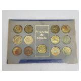 Armories & Flowers Tokens of Canada