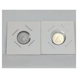 1972 1974 Prooflike 10 Cents UNC Canada