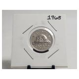 1968 Canada 5c Prooflike UNC