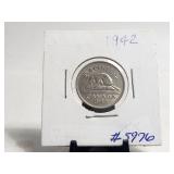 1942 Canada 5c King George VI