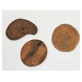 Train Track Pennies Lot of 3
