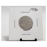 1936 5 Cents King George V Canada