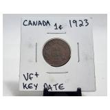1923 Canada Key Date Cent Rare