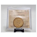 1995 $1 Dollar Peacekeeping ICCS MS64