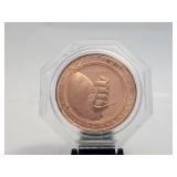 1969 Apollo XII Return to the Moon Copper