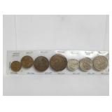 1954-1961 Russia URSS CCP Coin Set