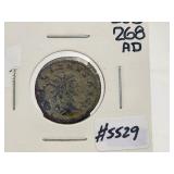 Roman Emperor Gallienus 253-268 AD Antoninianus