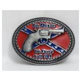 Belt Buckle - In Dixie We Don't Call 911
