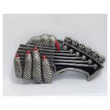 Belt Buckle - Woman Hand Guitar